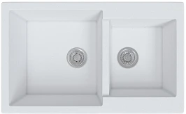 Мойка врезная Vivat 765020 2Ч МатБелый