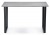 Обеденный стол Woodville Лота Лофт 120 25 мм черный матовый / бетон