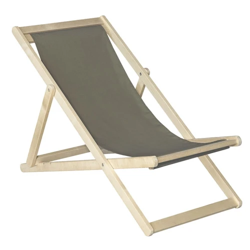 Шезлонг ткань светло-серый