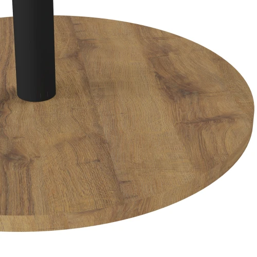 Стол журнальный Кат дуб вотан/черный