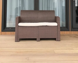 Двухместный диван LANA коричневый