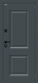 Входная дверь BRAVO Некст МФ/SBlack Старк антрацит/White Silk