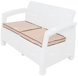 Мебель Tweet Диван 2-х местный, белый