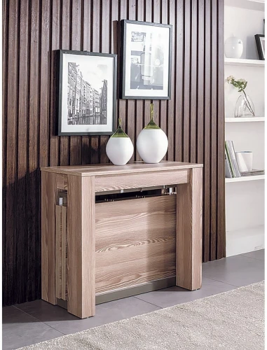 Стол-консоль (трансформер) В2432 орех