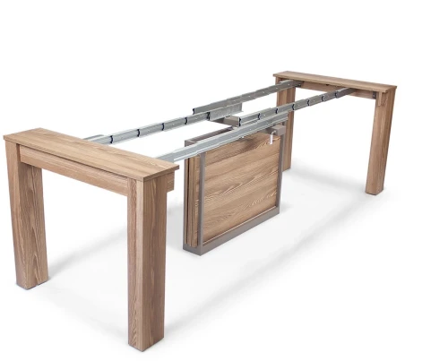 Стол-консоль (трансформер) В2432 орех