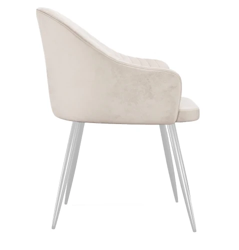 Стул DikLine 440 C103 крем, ножки белые