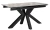 Стол DikLine SFE140 Керамика Italian Grey (глянец серый)/подстолье черное/опоры черные (2 уп.)