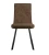 Стул DikLine 208 AN19 шоколад, ножки черные