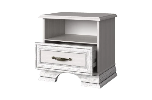 Тумба прикроватная 1S, TIFFANY, цвет вудлайн кремовый