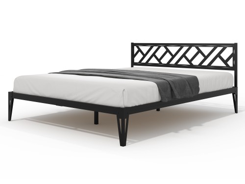 Кровать КМД 47 АЙРИС 1600, черный