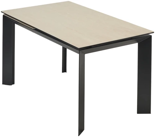 Стол CREMONA 140 TL-142, испанская керамика/ черный каркас, ®DISAUR