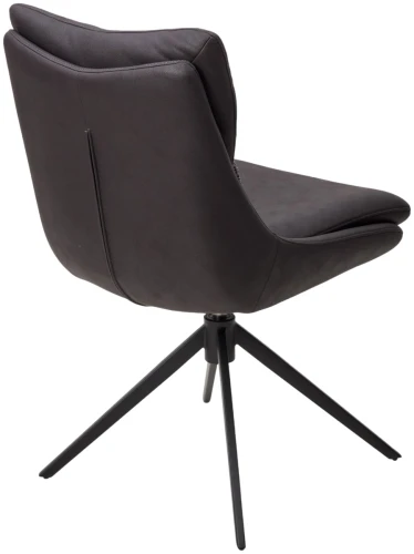 Стул LEROY 360 град. поворот Серый Maison 99# / OTE COBBLE 457 / черный каркас, ®DISAUR