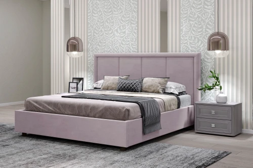 Кровать-8М с подъёмным основанием 1400 лаванда