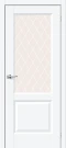 Межкомнатная дверь BRAVO Неоклассик-33 White Silk White Сrystal Межкомнатная дверь BRAVO Неоклассик-33 White Silk White Сrystal