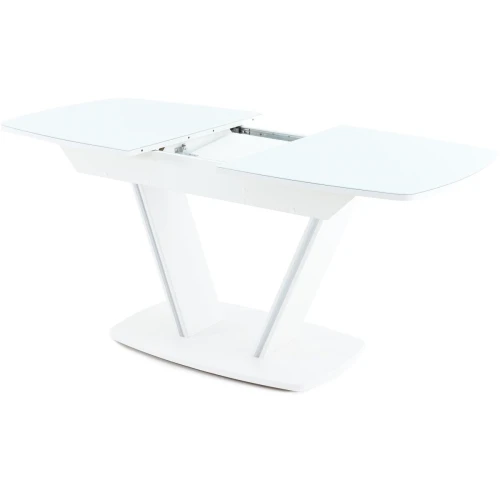 Стол «Дрезден» 130x80 стекло, белый
