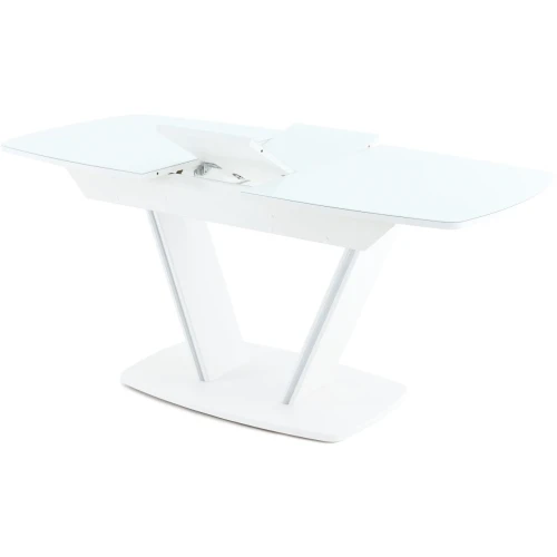 Стол «Дрезден» 130x80 стекло, белый