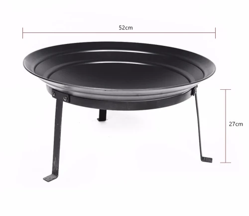 Чаша для костра круглая диаметр 52 см, нержавеющая сталь