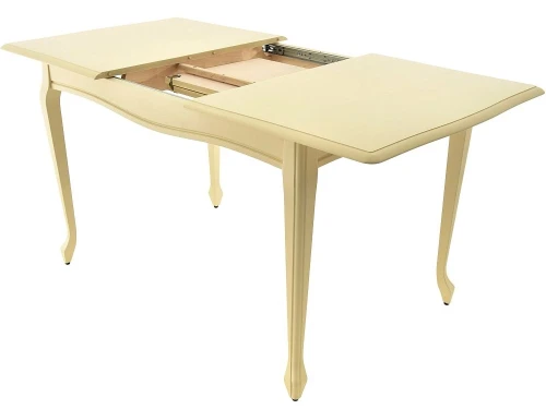 Стол «Кабриоль» 120x80, слоновая кость