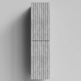 Пенал Тач 35 подвесной, Горный камень ПВХ 57807, правый, бельевая корзина