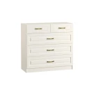 Комод Ливерпуль 10.103.01, Белый, Ясень ваниль