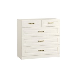 Комод Ливерпуль 10.103.01, Белый, Ясень ваниль