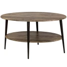 Стол журнальный BeautyStyle 29 дуб крымский состаренный/эбеновое дерево