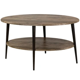 Стол журнальный BeautyStyle 29 дуб крымский состаренный/эбеновое дерево