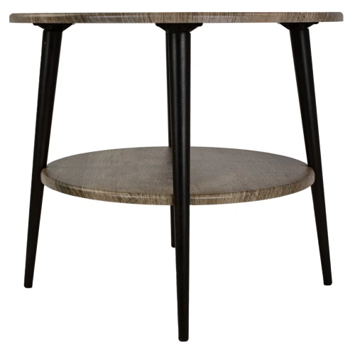 Стол журнальный BeautyStyle 29 дуб крымский состаренный/эбеновое дерево