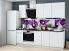 Кухня Ксения 2400 белый глянец, комплектация 3