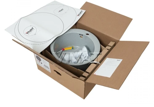 Мойка врезная Vivat 4718 1Ч (гэлакси)