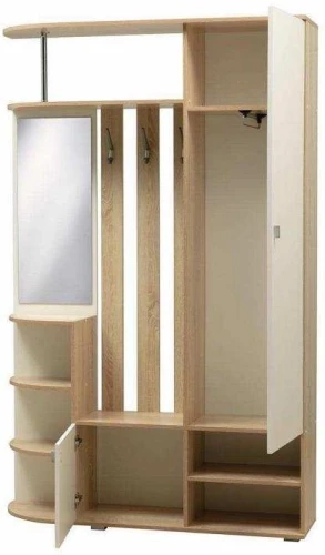 Прихожая Кармен 7 Дуб Сонома/Белый