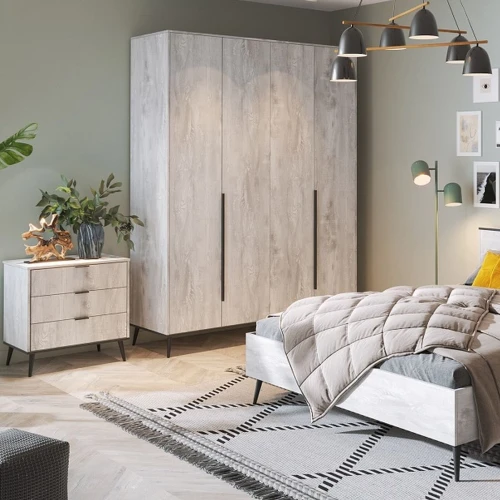 Комод «Саванна» КМК 0973.16, бетон пайн светлый