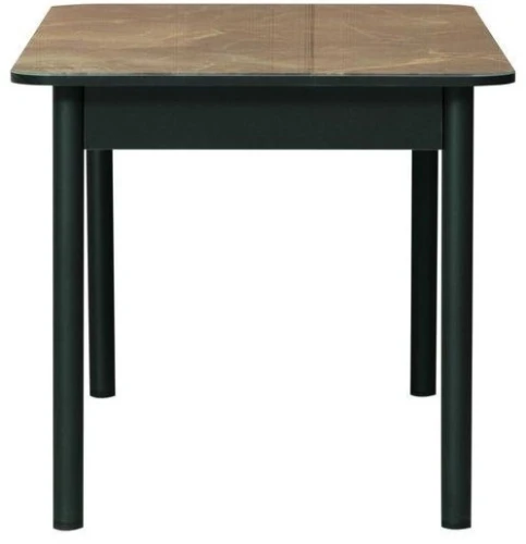 Стол Аппетит квадратный 55.01 Черный/Мрамор черный