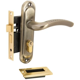 Замок для межкомнатной двери AVERS 0827/60-C AB Бронза