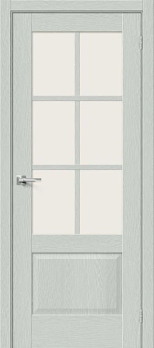 Межкомнатная дверь экошпон Прима-13.0.1 Grey Wood Magic Fog