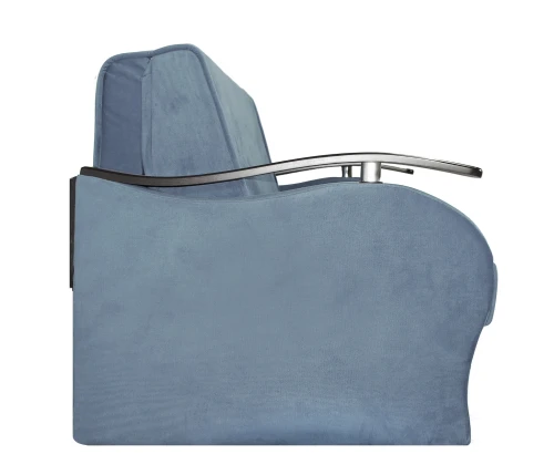 Диван аккордеон Алекс велюр серый 160