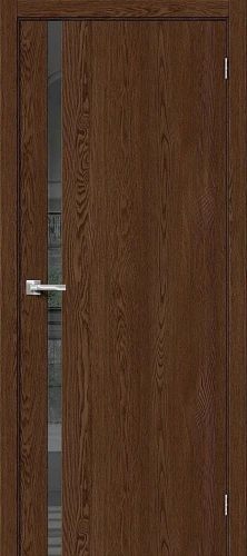 Межкомнатная дверь экошпон ĒLPORTA Браво-1.55 Brown Dreamline Mirox Grey