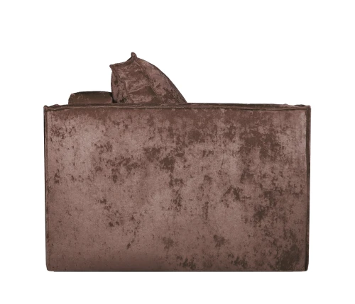 Диван еврокнижка Лофт Люкс плюш  коричневый