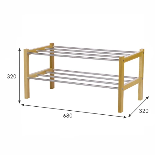 Обувница Атлас светло-коричневый