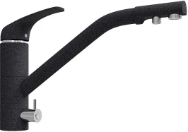 Смеситель для кухни 205/235 2Р МатЧерный