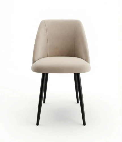 Стул DikLine 335 B03 BEIGE, ножки черные