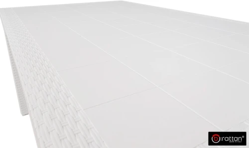 Стол B:rattan Houston 1500*900мм, белый