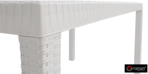 Стол B:rattan Houston 1500*900мм, белый