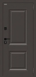 Входная дверь BRAVO Некст МФ/SBlack Старк шоколад/White Silk
