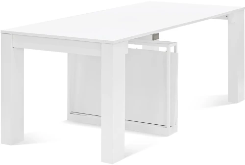 Стол-консоль (трансформер) В2432 белый дуб
