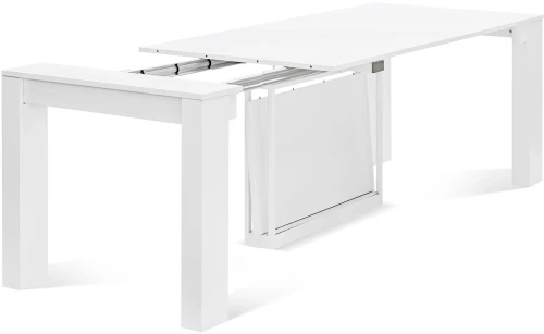 Стол-консоль (трансформер) В2432 белый дуб