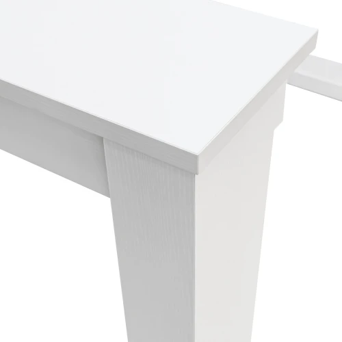 Стол-консоль (трансформер) В2432 белый дуб