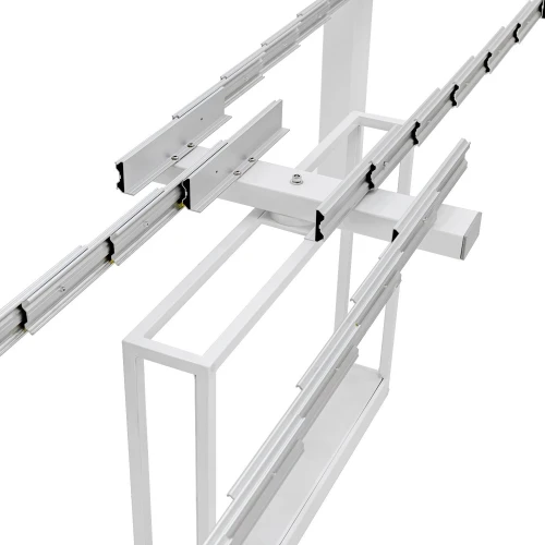 Стол-консоль (трансформер) В2432 белый дуб