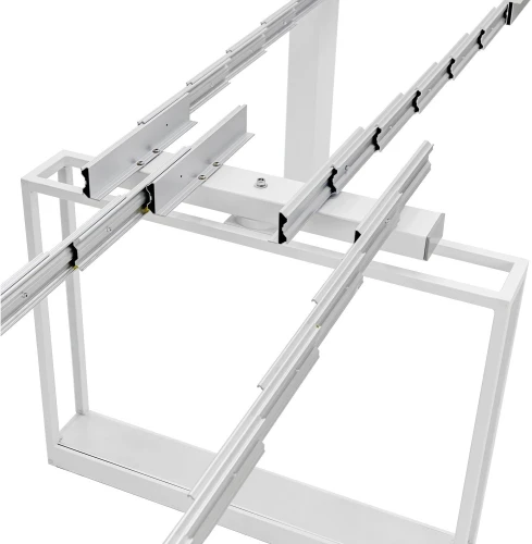 Стол-консоль (трансформер) В2432 белый дуб