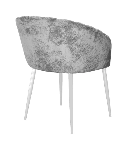 Стул DikLine 441 M13 светло-серый, ножки белые